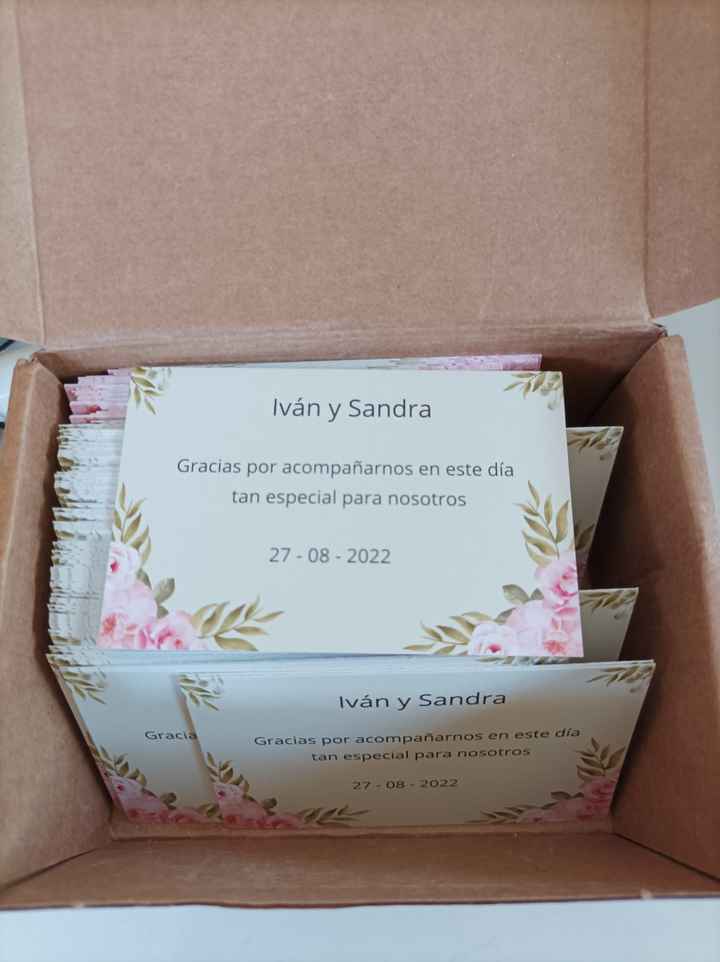 Tarjetas de agradecimiento - 1
