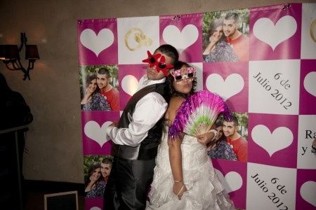 photocall boda