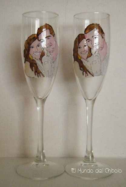 mis Copas Primer Brindis como casados!