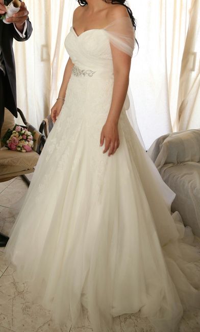 Vestido con las mangas