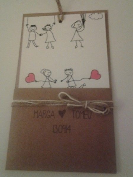 Mis invitaciones hechas 100% por mi :) - 2