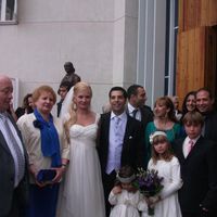 toda la familia nuestros hijos mis padres y mi suegros y hermanos