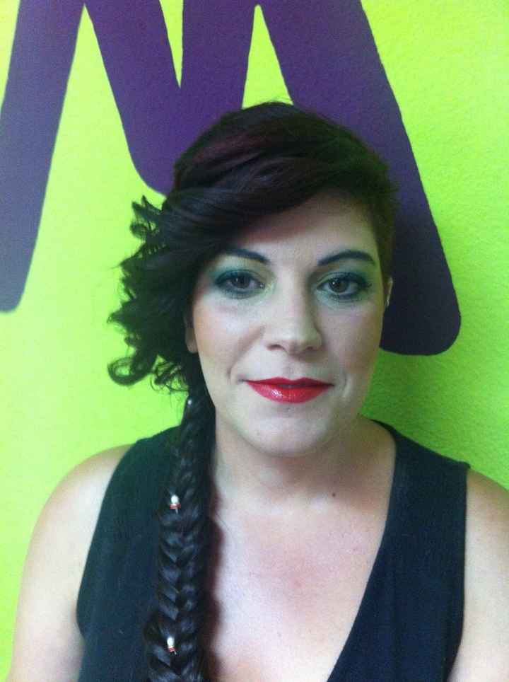 Peinado y maquillaje del dia de mi boda - 2