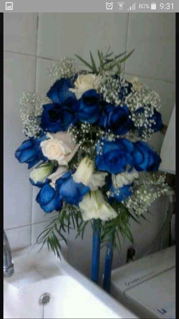Ramo de novia azul - 2