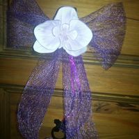 Decoracion floral coche de la novia - 1