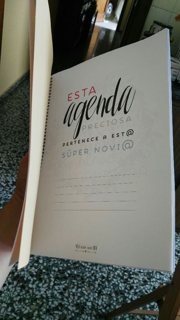 Mi agenda de novia!! - 2