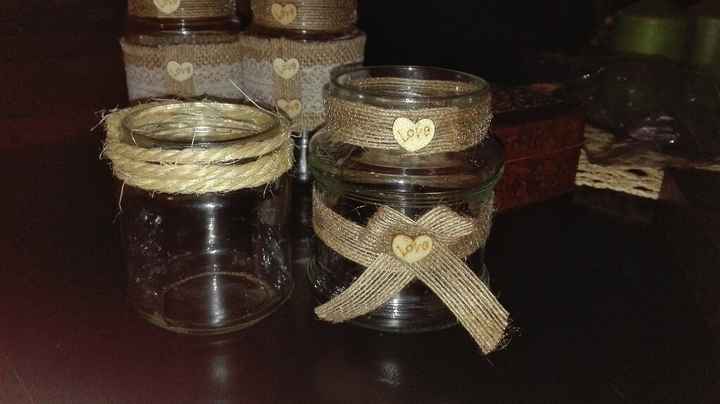 Tarros hechos con latas - 2