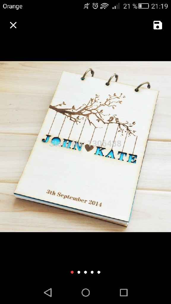 Libro de firmas aliexpress - 1