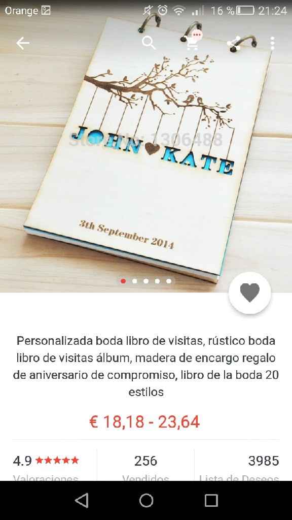 Libro de firmas aliexpress - 9