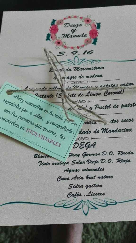 Diseño de mis menus y montaje :) - 2
