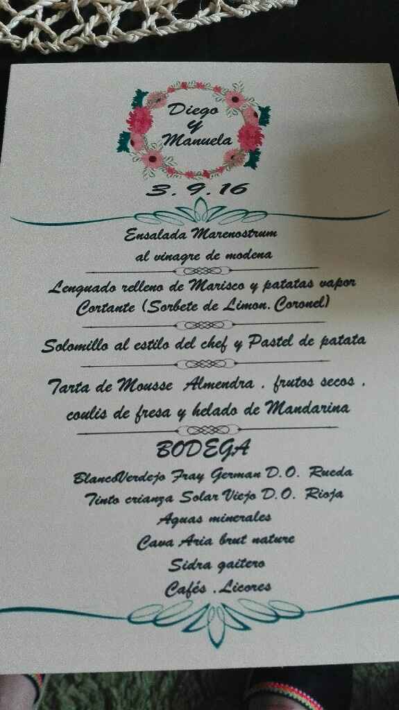 Diseño de mis menus y montaje :) - 4