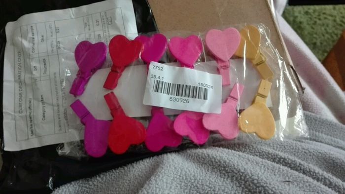 Clips en forma de corazón - 1