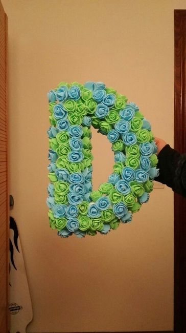 Letras de flores - 1