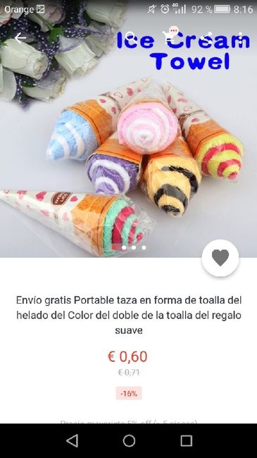 Toallas con formas muy baratas en aliexpress - 4