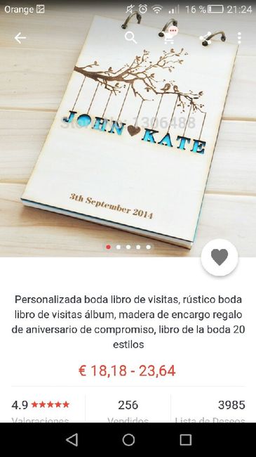 Libro de firmas aliexpress - 9