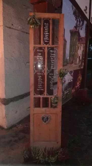 Seating plan - 8