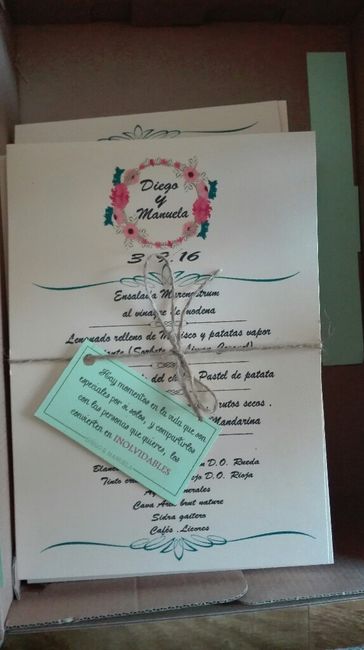 Diseño de mis menus y montaje :) - 1