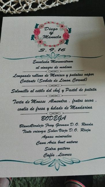 Diseño de mis menus y montaje :) - 4