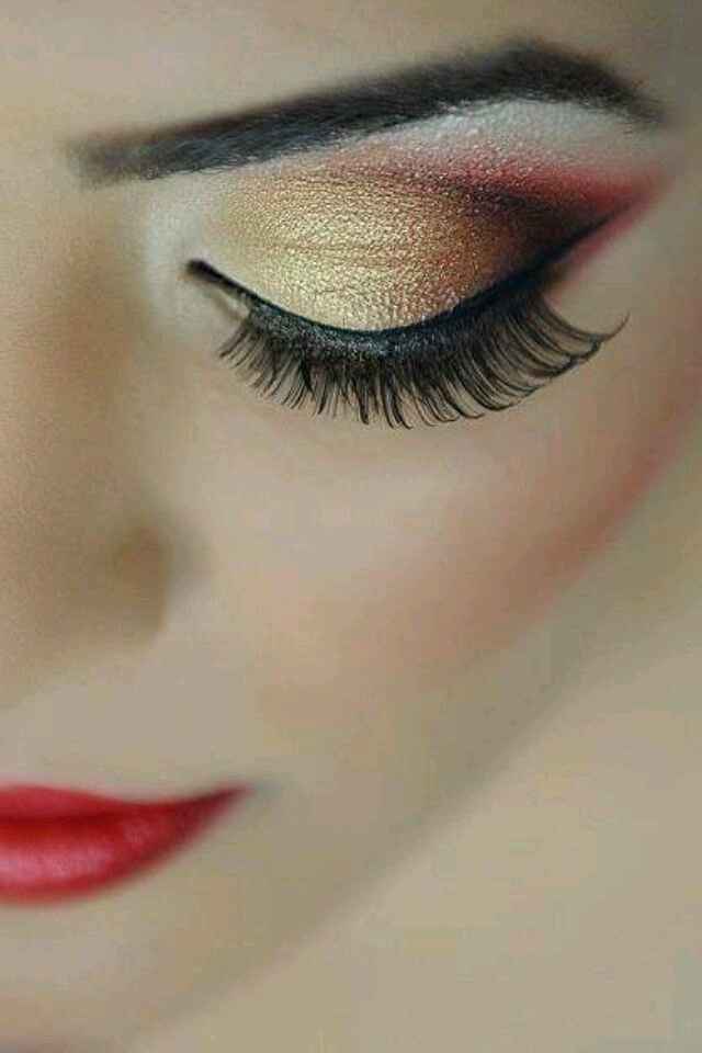 Inspiración dorado, blanco y rojo - 15