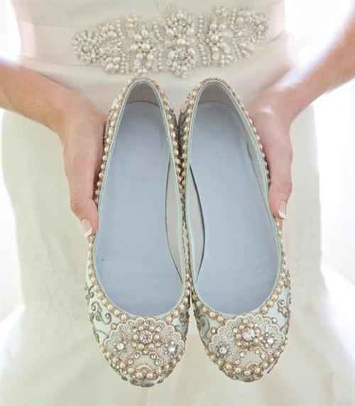 39 zapatos planos para novias - 24