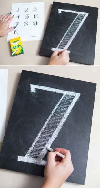 como mostrar el n'umero de la mesa diy 2