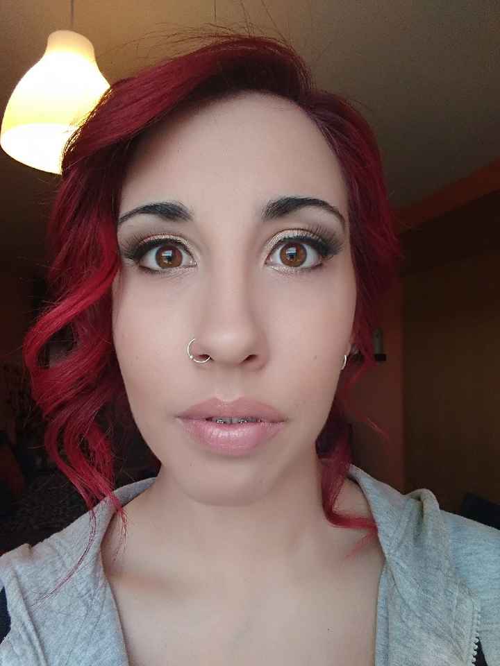 Prueba de maquillaje y pelu💄💄💇💇 - 5