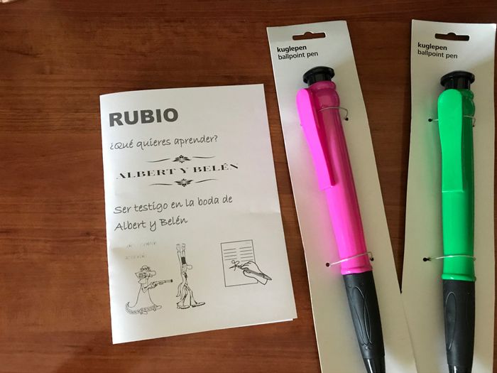 Broma rubio para testigos 1