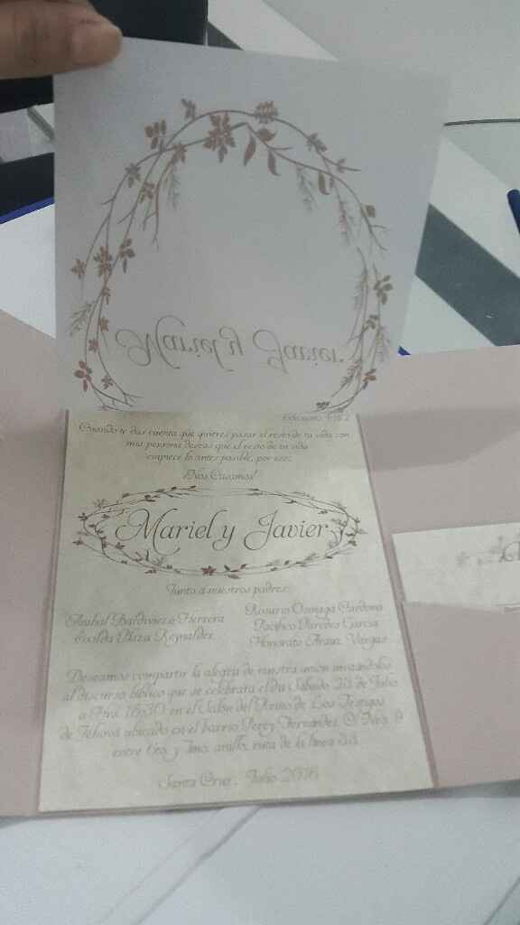 Modelo de invitaciones elegidas - 3