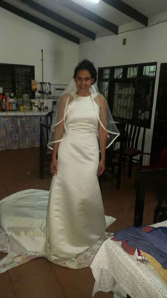 Primera prueba de vestido, casi listo - 1
