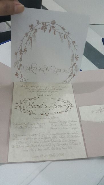 Modelo de invitaciones elegidas - 3