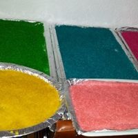 Teñir arroz con papel pinocho! - 1