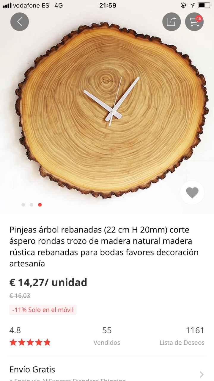 Bases madera grandes para meseros - 1