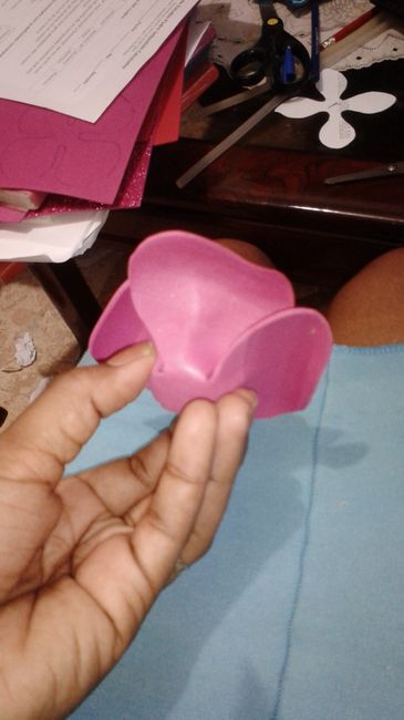 Rosas goma eva para novatas (como yo) - 2