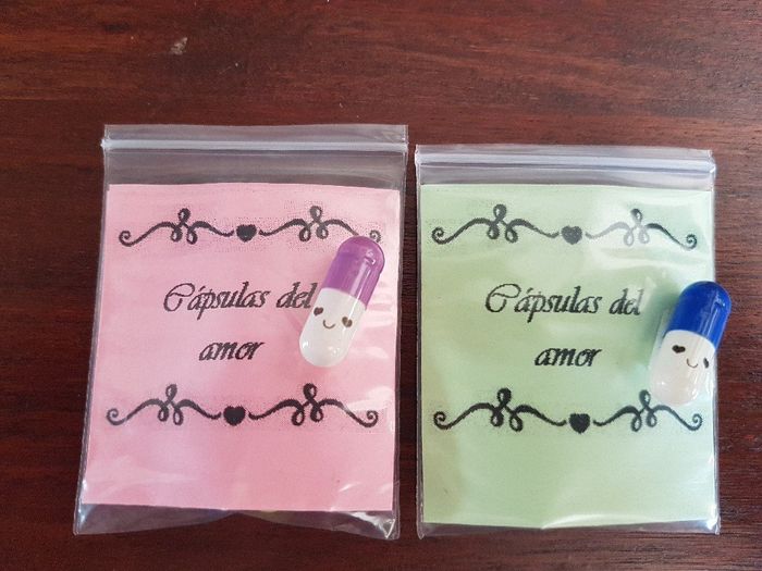 Detalles cápsulas para mensaje - 1
