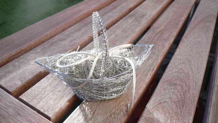 Cestita anillos o arras