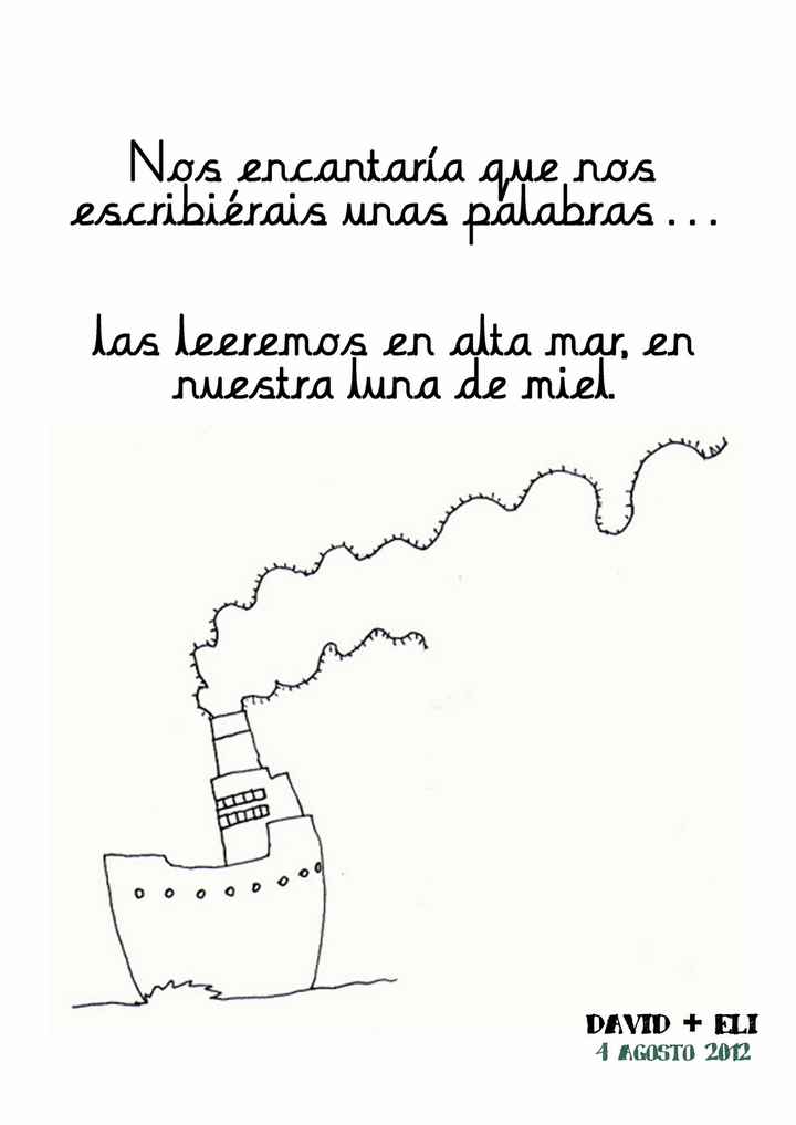 cartel libro de firmas