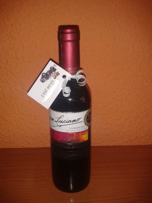 botella de vino para los hombres