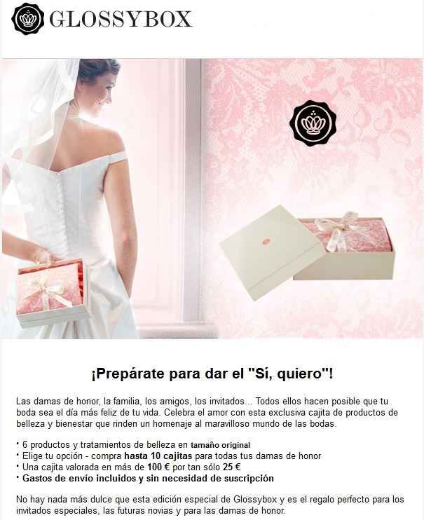 Glossybox - especial bodas