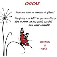 Cartel "kit emergencia" chicas