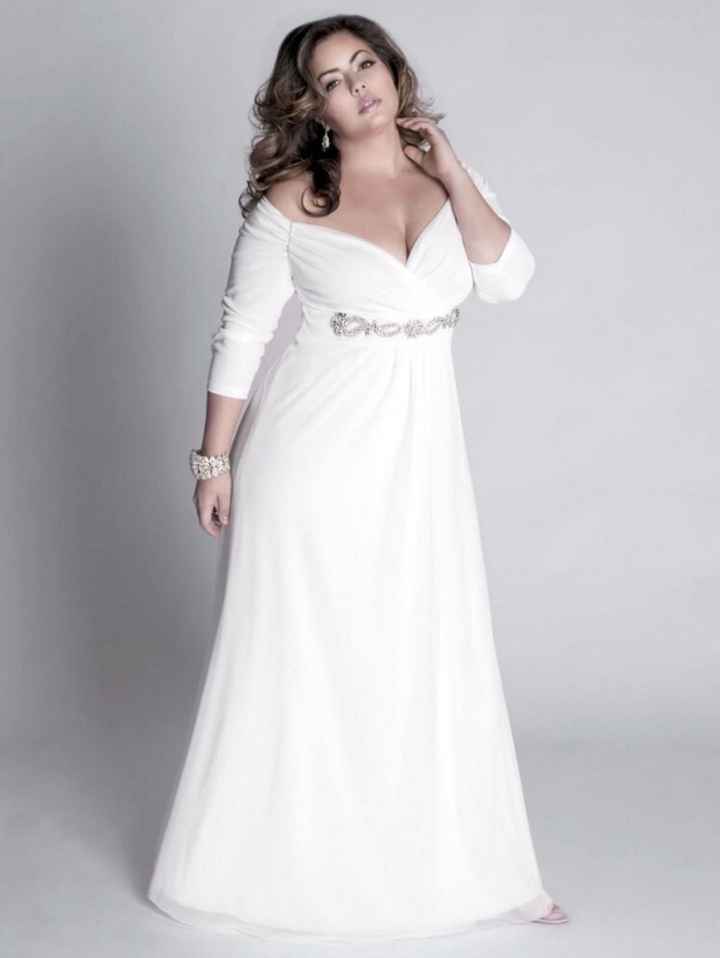 Vestido de novia de talla grande y low cost en barcelona! - 1