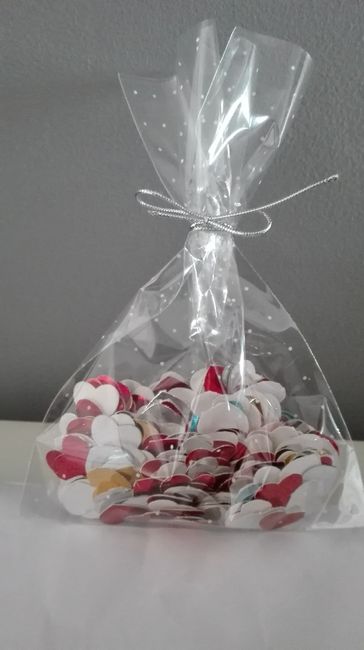 Bolsa Confeti y arroz