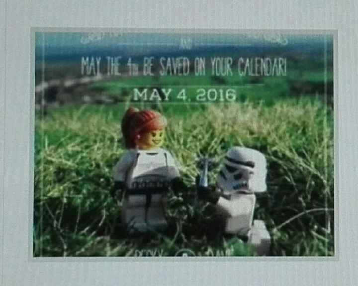 Invitaciones Star Wars o Lego - 3