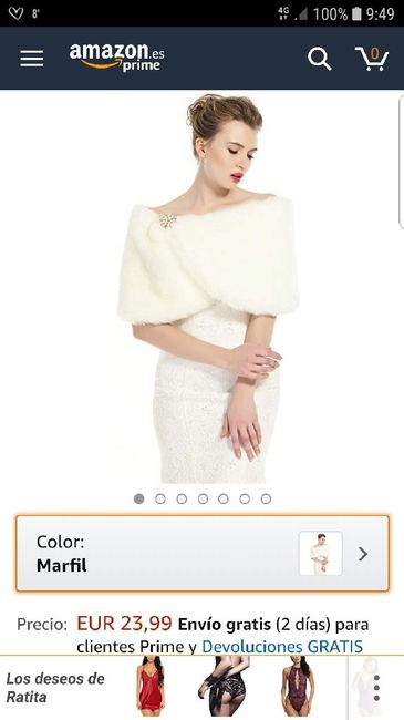 Abrigo blanco o capa - 1