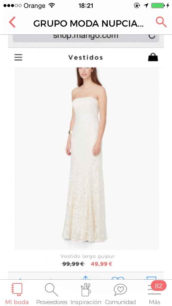 En busca de vestido para boda civil - 1
