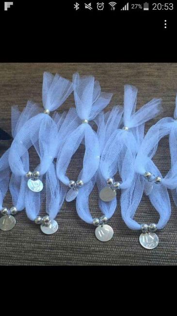 Pulseras con el vestido de novia - 3