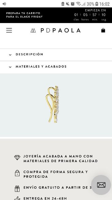 Pendientes ear cuff 1