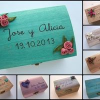 ideas para caja de arras pintadas