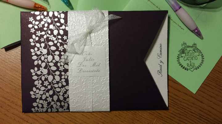 Ya tenemos las invitaciones!!! - 1
