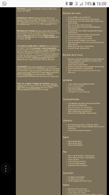 Qué momentos necesitan canciones? - 1