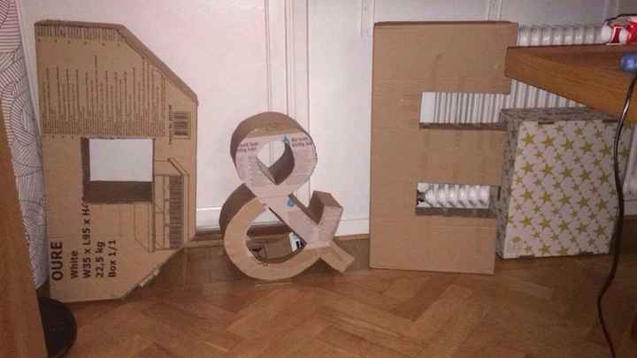 Letras gigantes 3D